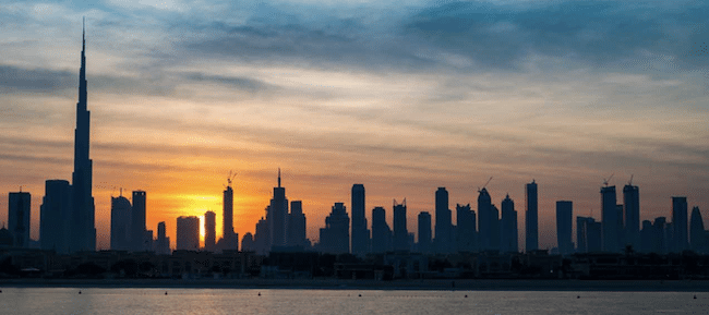 Puesta de sol en Dubai 2