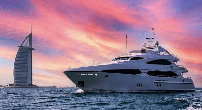 Yacht charter in Dubai 1