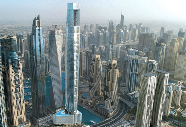 Nouveaux gratte-ciels à Dubai Marina 2