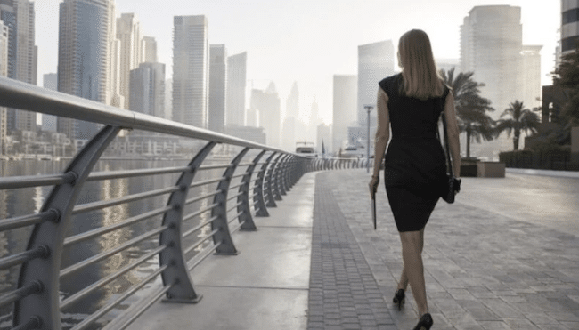 Living in Dubai single woman 1