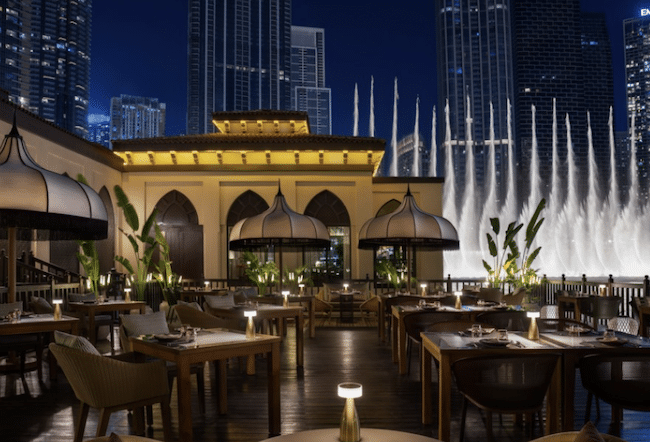 Thiptara Dubai: waterfront dining